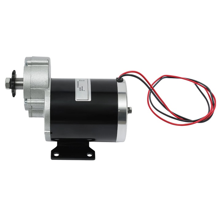 Електрически мотор DC 24V, 600W, голям капацитет на натоварване, 450rpm, алуминий