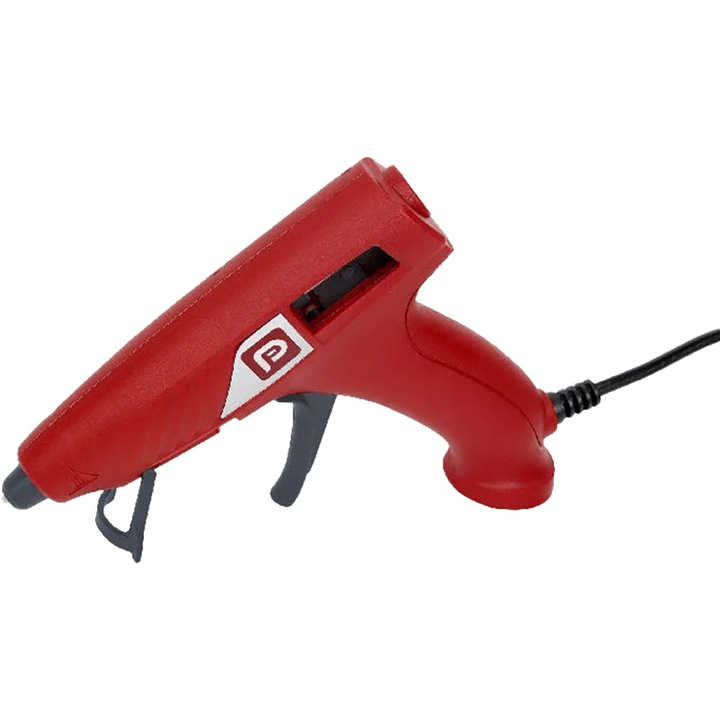 Pistol de lipit cu silicon PERFORMANCE POWER, 20 W, rosu