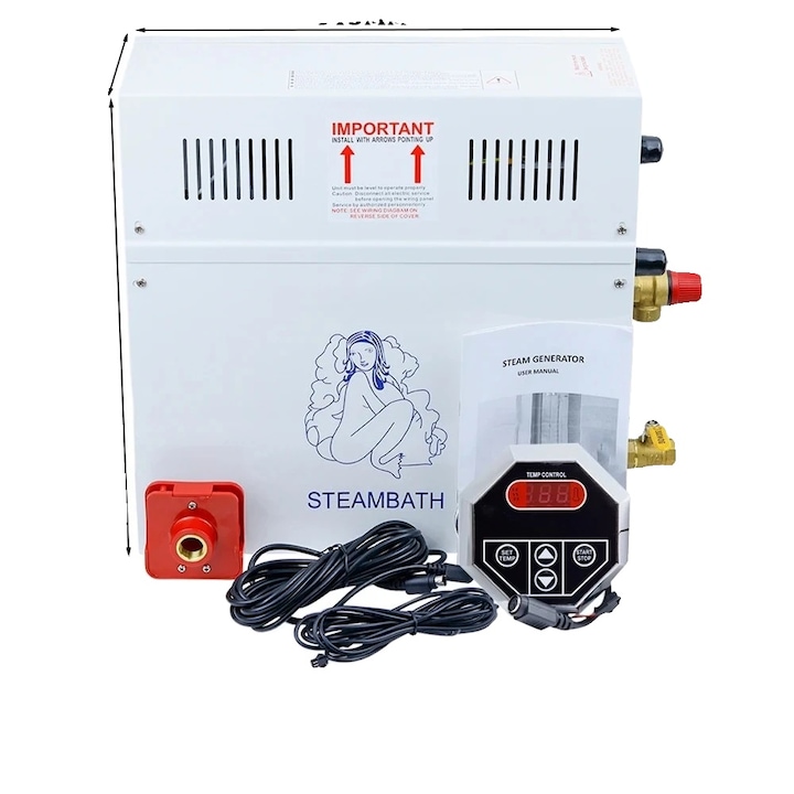 Generator de aburi, control digital, incalzire rapida, 9KW, 220V
