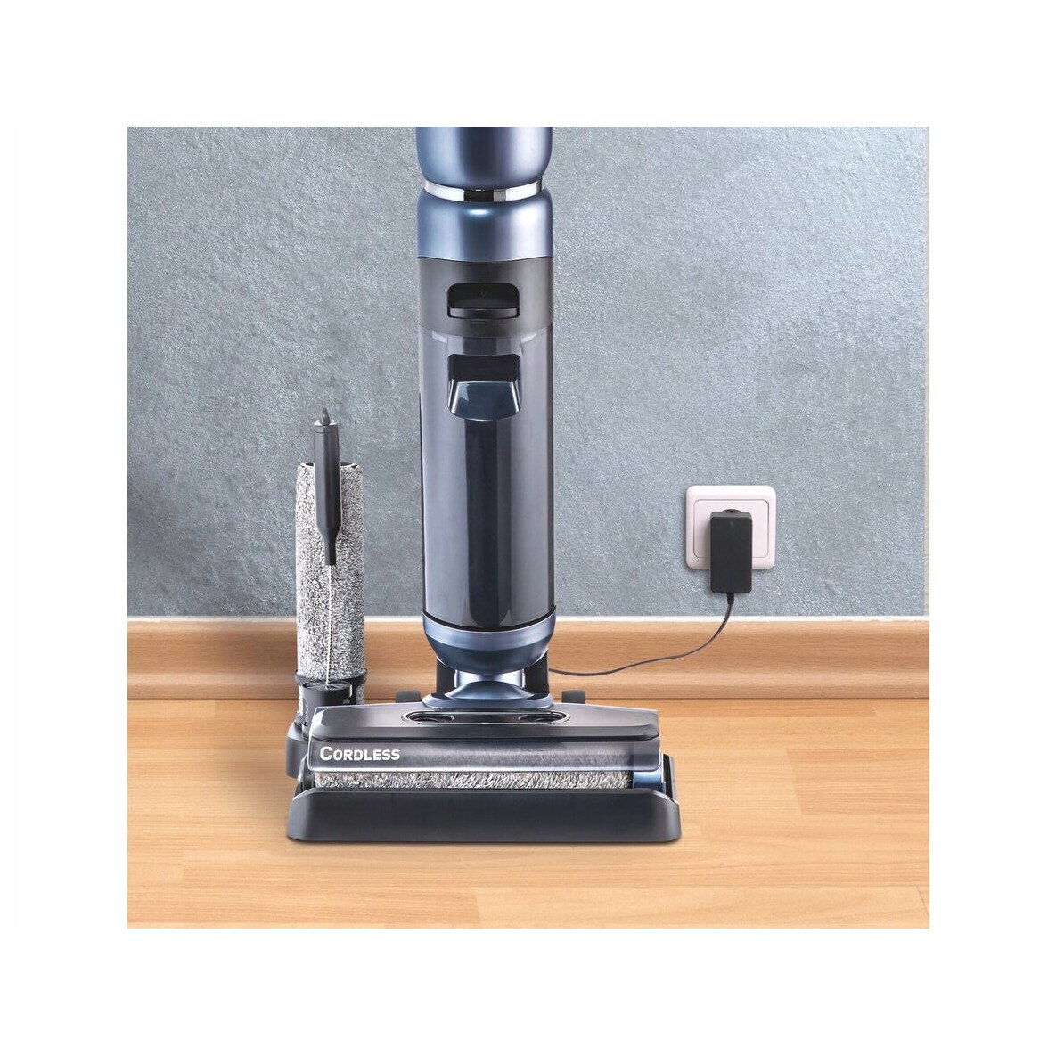 Aspirator vertical 3 in 1 Thomas Aqua Floor Cleaner, sterilizare, auto-curatare, galactic albastru