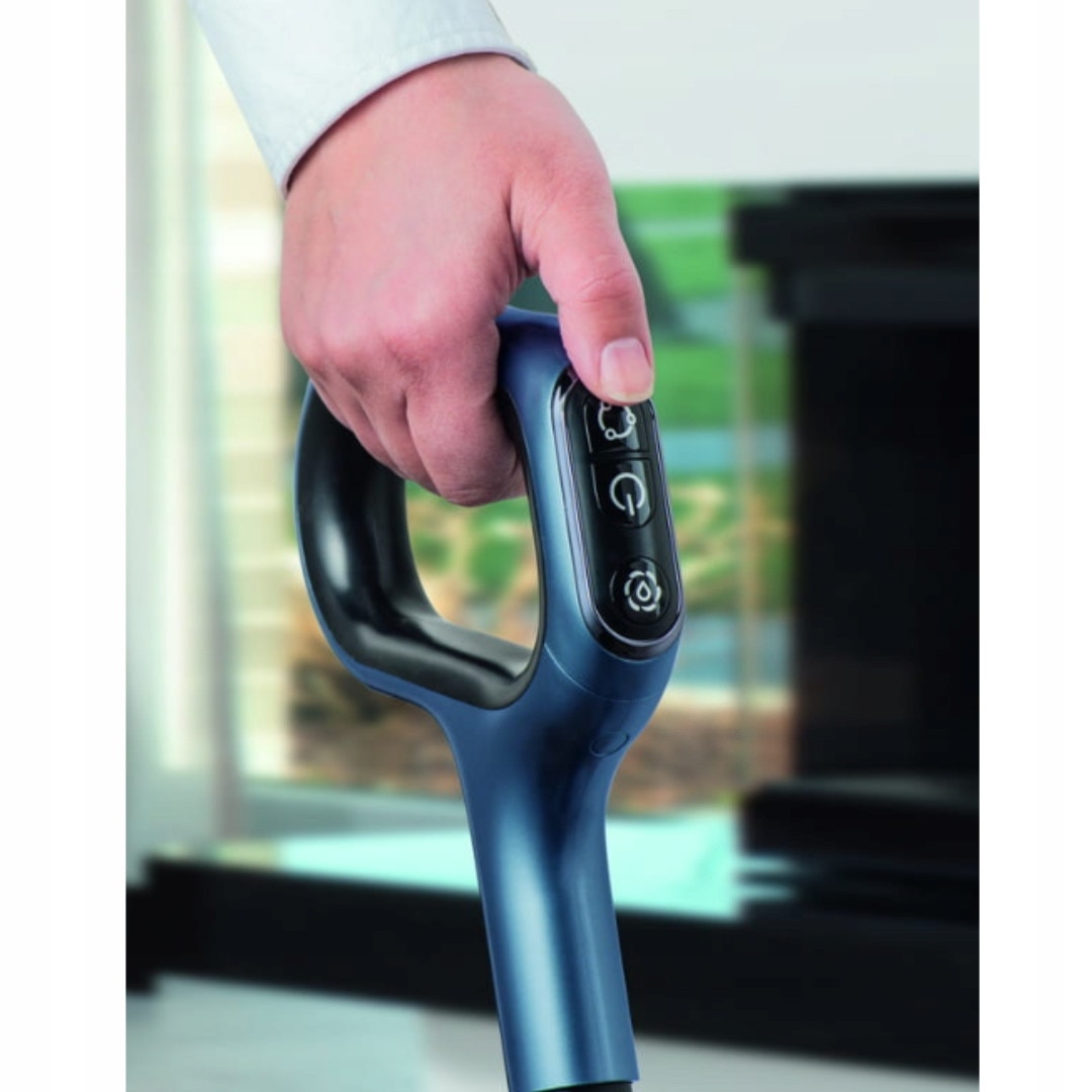 Aspirator vertical 3 in 1 Thomas Aqua Floor Cleaner, sterilizare, auto-curatare, galactic albastru