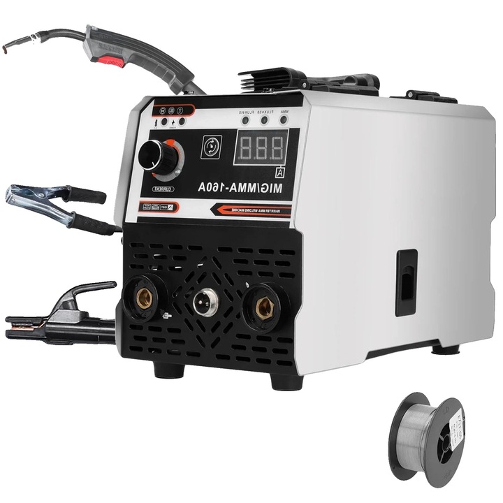 Aparat de sudura, MMA-160A, functie MIG si MMA, dimensiuni 30x15x20cm, 220V