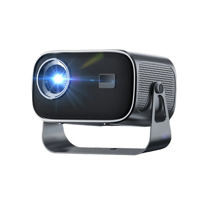 Videoproiector J360, 1280x720, WiFi dual, Bluetooth 5.0, 160 ANSI Lumens, cu difuzor integrat