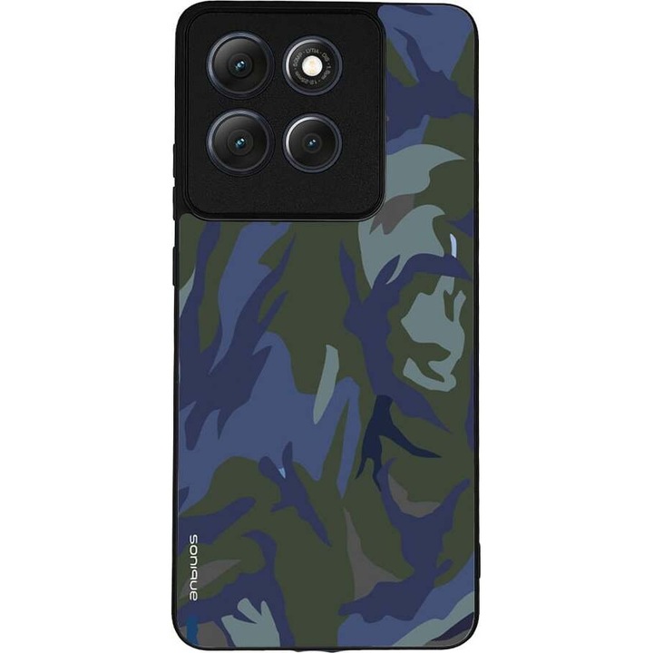 Husa telefon Sonique Camouflage Army, silicon, antisoc, multicolor, pentru Motorola Moto G86 5G