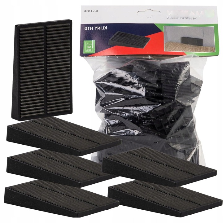 Klinuri montaj, 58x38x10mm, rezistenta 400kg, culoare neagra, set