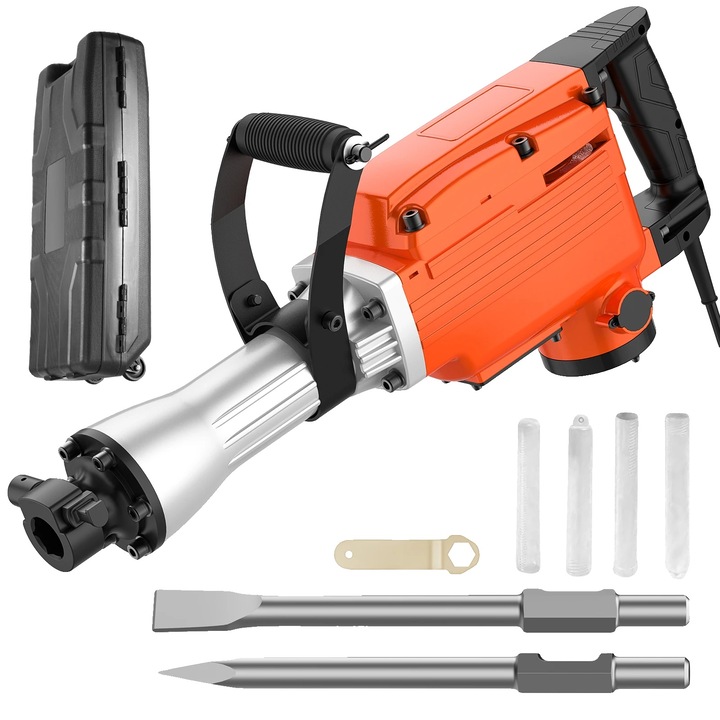 Rotopercutor 2200W, 2 burghie, design ergonomic, constructie durabila