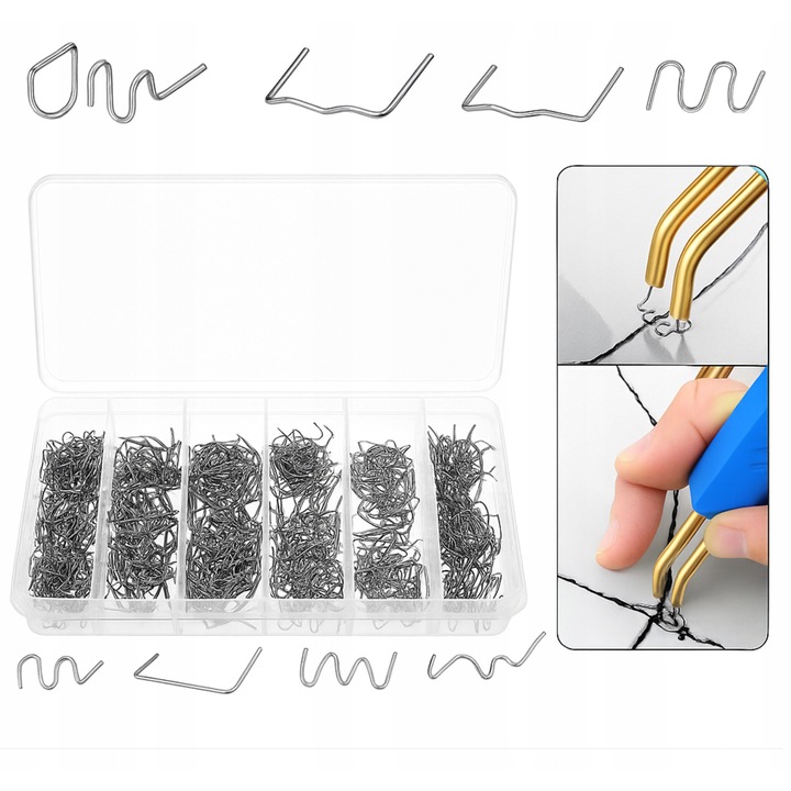 Set 600 buc capse aparat sudura 0.8mm 0.6mm