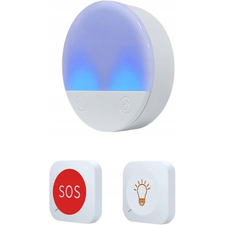 Безжична аларма Plug-in, 3A, 2 предавателя, 1 приемник, 95 dB