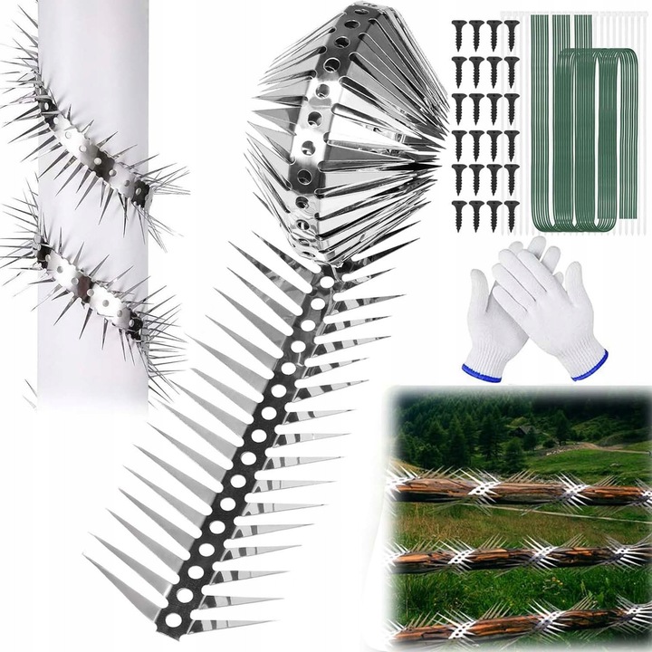 Rura de scurgere cu protectie impotriva animalelor, inox 304, 3m, set cu accesorii