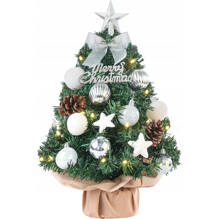 Brad de Craciun Inny mini 40 cm cu iluminare LED