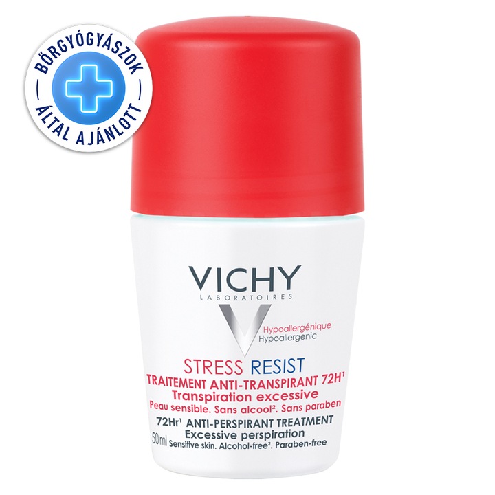 Vichy Stress Resist Izzadásgátló golyós dezodor, 72h, 50ml