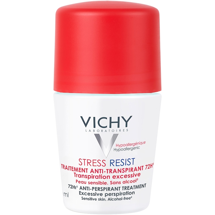 Vichy Stress Resist Izzadásgátló golyós dezodor, 72h, 50ml