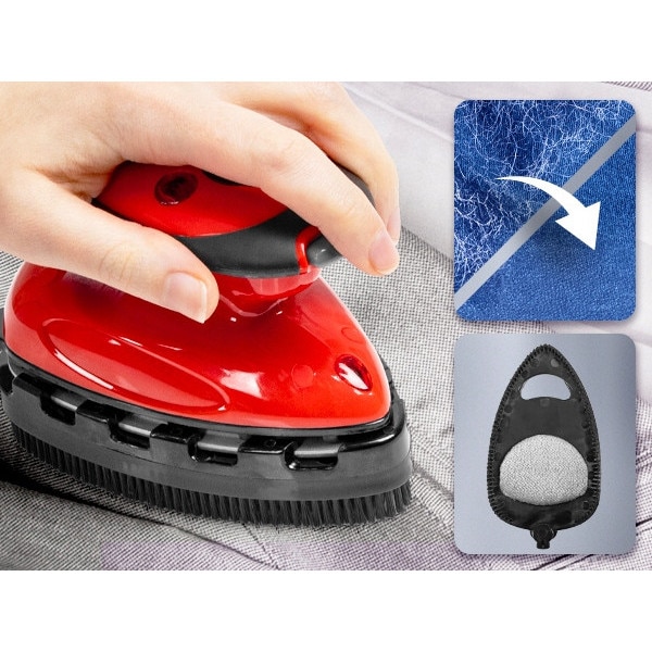 Mini fier de calcat cu aburi Duronic SI2, 375W, rosu, capacitate rezervor 50ml, reglare temperatura 65-230C
