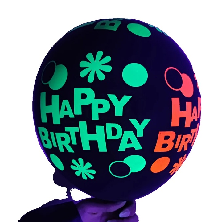 Baloane modelate, 50 buc, culori neon, 12 inch, set