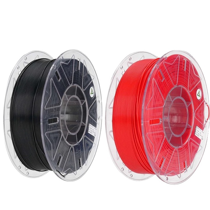 Filament 3D, 1.75mm, piros és fekete, 3D fogyóeszköz készlet