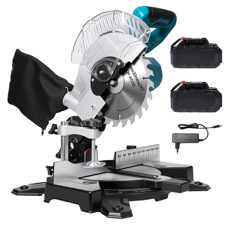 Fierastrau electric, Fara fir 2 baterii motor fara perii lama 8 inch