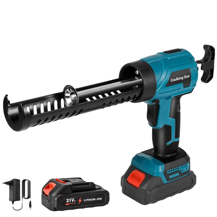 Pistol de lipit electric, viteza ajustabila, design wireless, cu 1X baterie