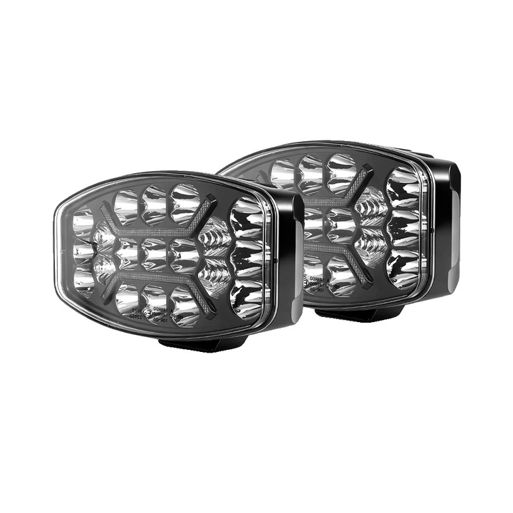 Работен прожектор, 2PC 958V, смесено осветление, водоустойчив IP69, комплект 2 броя