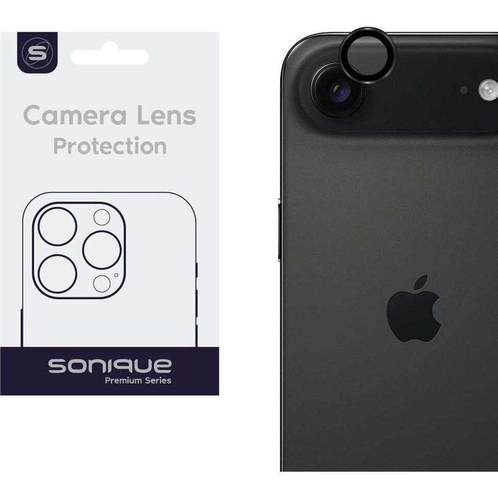 Folii protectie Sonique pentru camera, model Lens Pro, antichoc, 95% transparenta, gri, compatibil cu telefoane