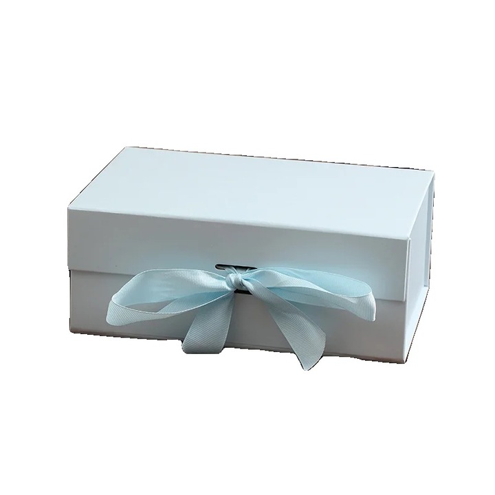 Cutie de cadou, inchidere magnetica, utilizare versatila, albastra, 29x22x10.5 cm