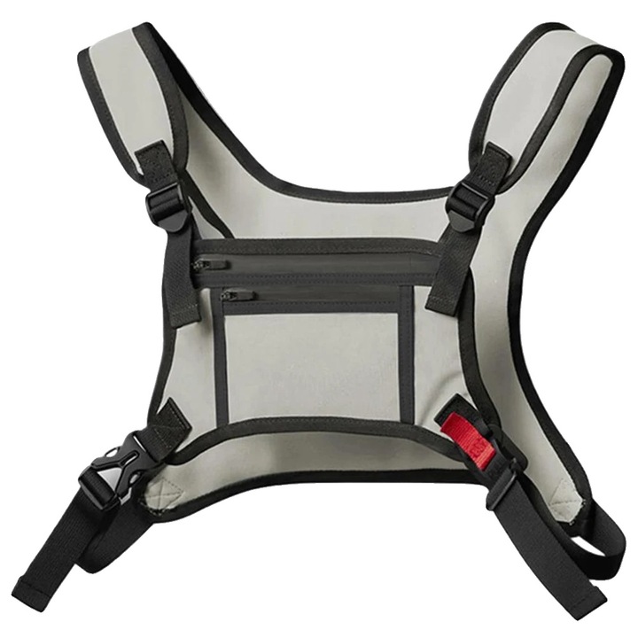 Sport övtáska, könnyű kialakítás, vízálló anyag, fehér