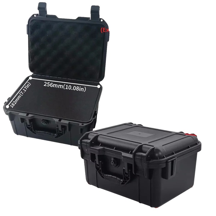 Szerszámosláda, vízálló kivitel, ütésvédelem, 287x220x152mm