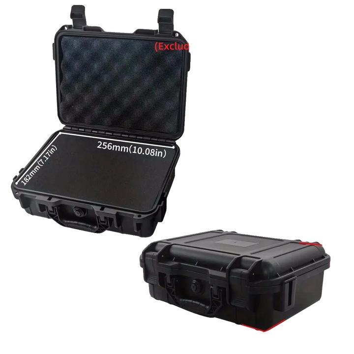 Szerszámosláda, vízálló kivitel, ütésvédelem, 287x220x107mm