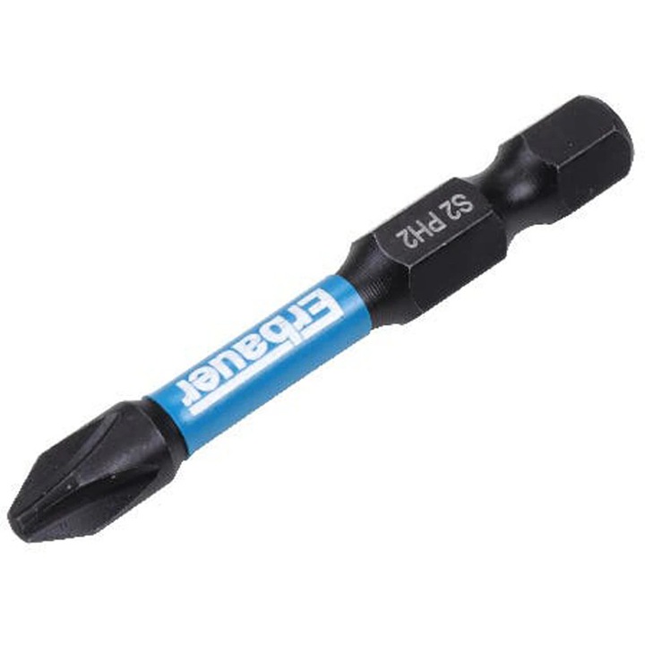 Set 15 biti ERBAUER, PH2, 50mm