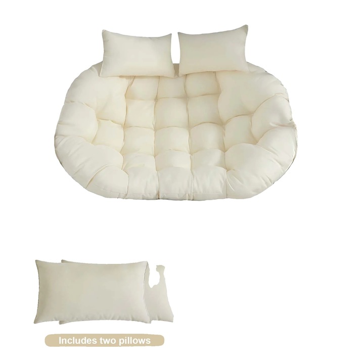 Perna decorativa, impermeabila, confort ultra-plush, bej, 150x100cm