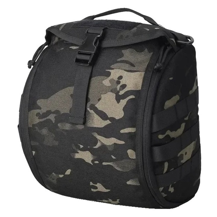 Geanta pentru casca tactica, design portabil, capacitate de stocare 20L, neagra