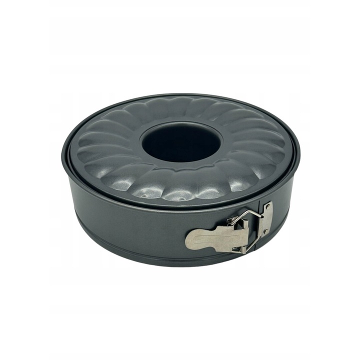 Tava copt rotunda 24,5 cm cu funduri interschimbabile, non-stick, inaltime 7 cm