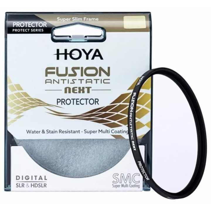 Filtru protector Hoya Fusion Antistatic Next, 77mm, antistatic, hidrofob, set