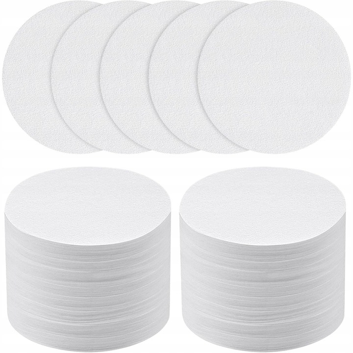 Филтри за кафе, 400 броя, 51 мм, бели, комплект