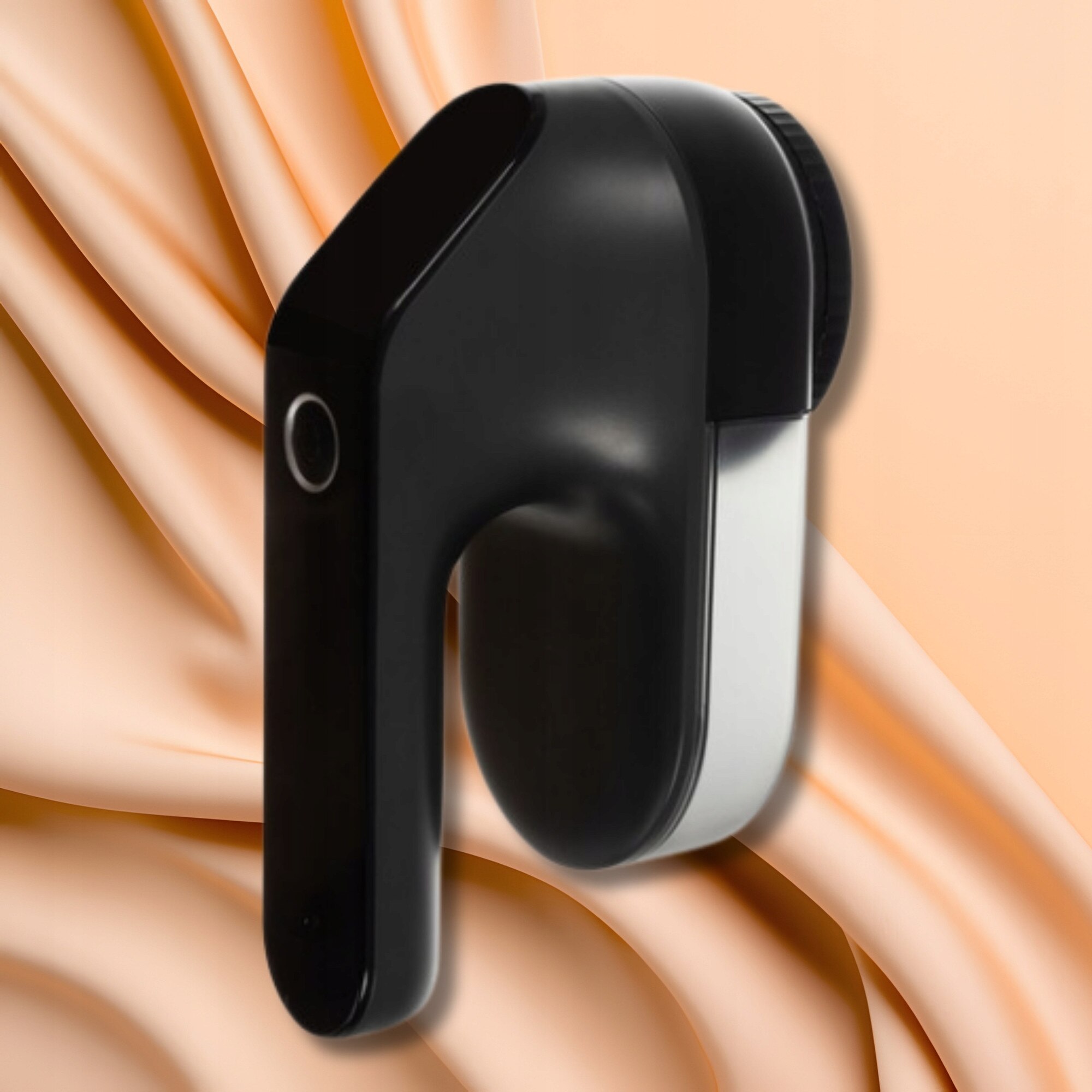 Aparat de curatat scame AD, cu display, 3 niveluri de putere, negru