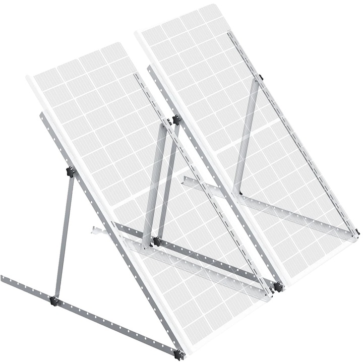Suport panou solar, unghi ajustabil, utilizare multipurpose, 45 IN, set de 2 bucati