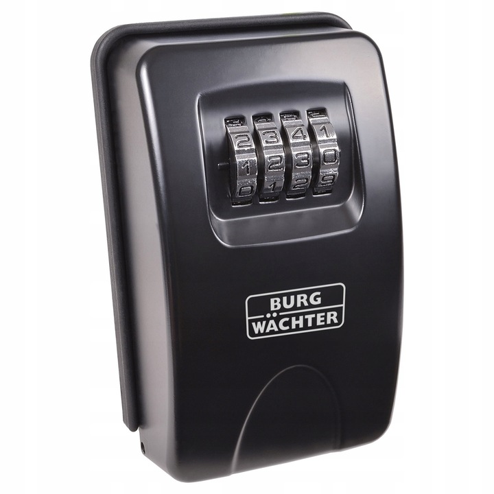 Seif pentru chei Key Safe 20 SB, montare pe perete, cod de acces 4 cifre, negru, 136x85x50mm