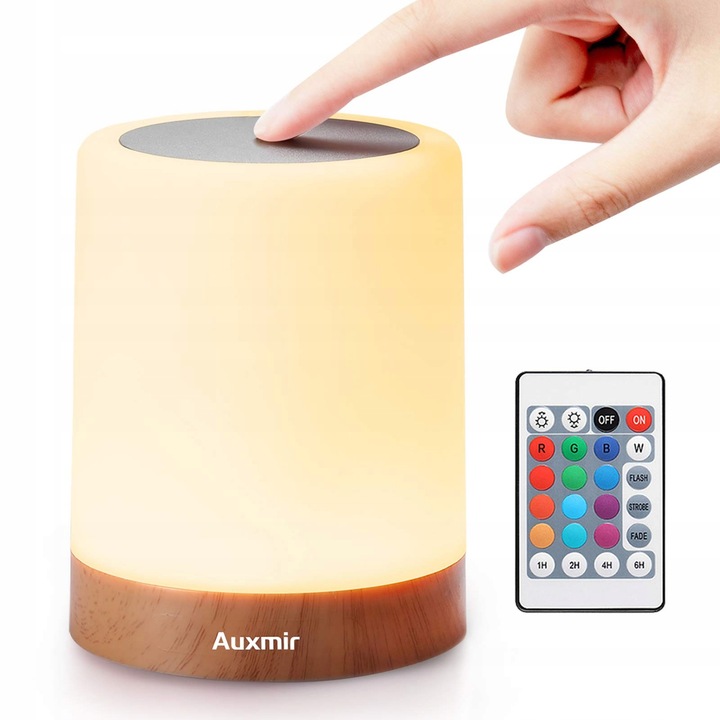 Детска нощна лампа, Auxmir, 13 цвята