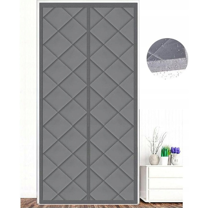 PERDEA TERMICA IZOLANTA CU MAGNET PENTRU USA 90x200cm