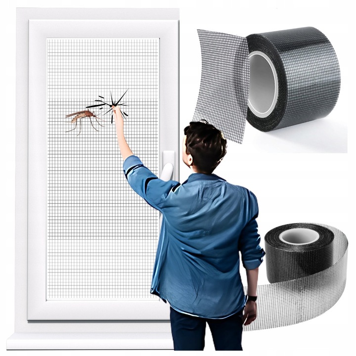 Plasa de tantari, Alb, 5cm