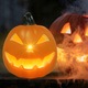 LED gyertya, narancssárga, Halloweenre