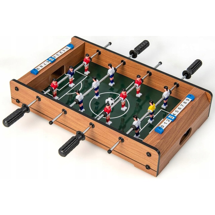 Mese foosball, 2 jucatori, set complet, 51x30,5x9cm, fara marca