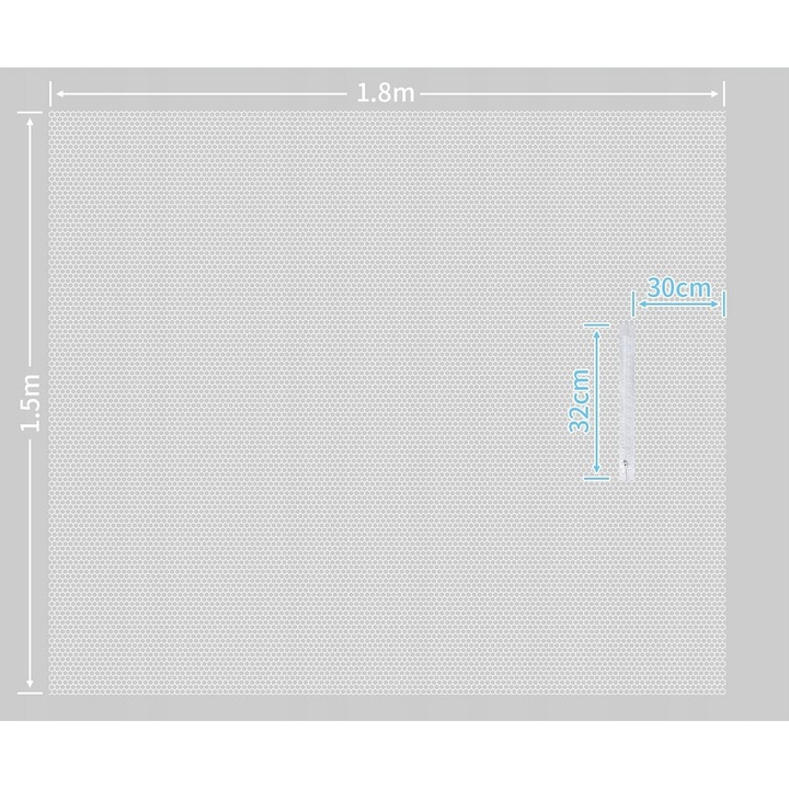 Plasa pentru fereastra, 150x180cm, cu deschidere prin fermoar, montare usoara, protectie impotriva insectelor