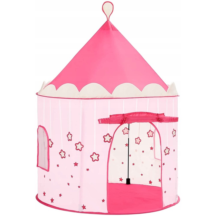 Cort pentru copii, Songmics, roz, 101x135cm, set complet