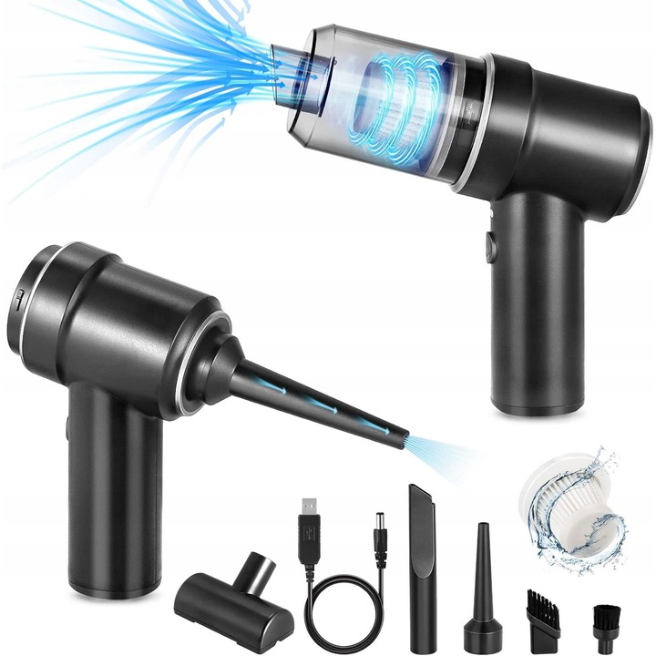 Aspirator auto 3 in 1 9000PA HEPA USB 4000mAh