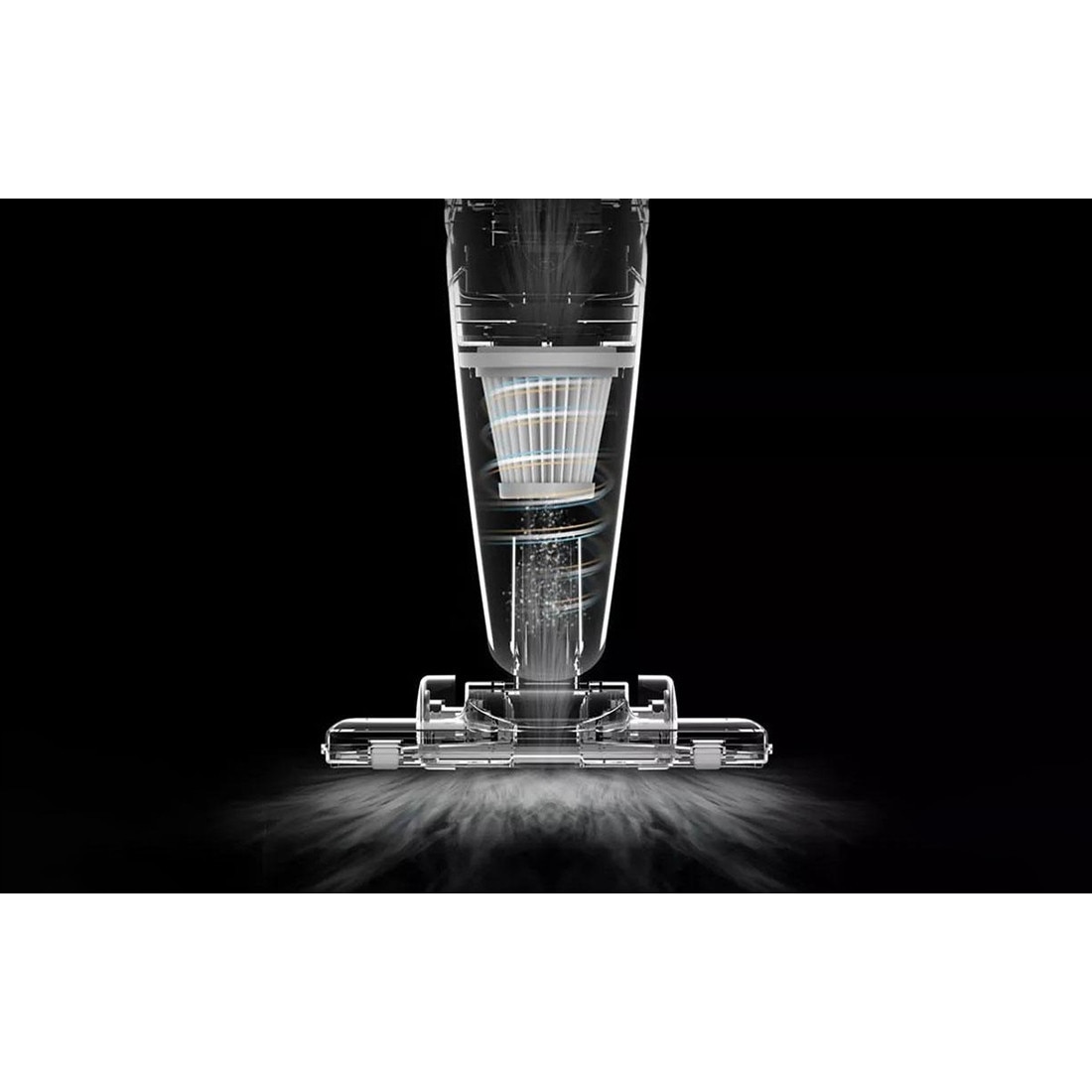 Aspirator vertical Deerma DX118C, alb-gri, 600W, 1.2l, 1.86kg
