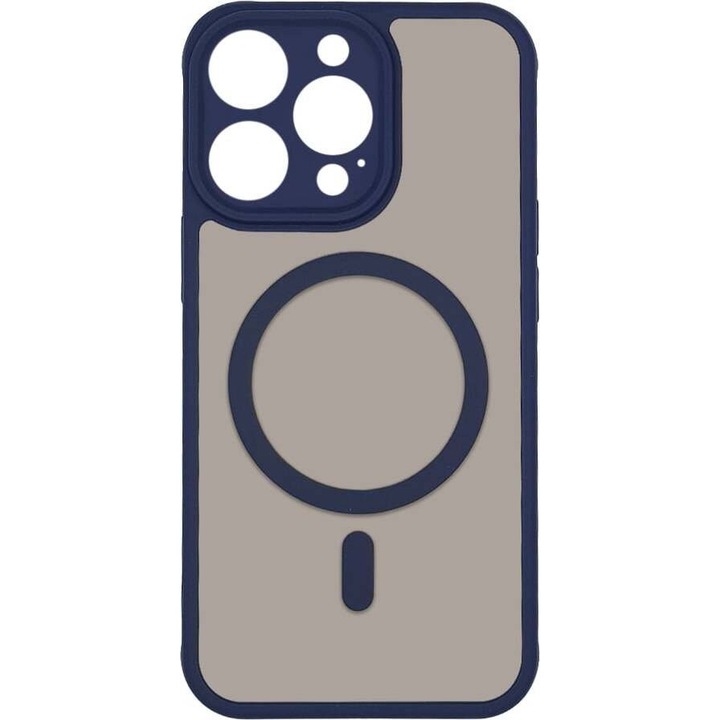 Husa telefon Sonique MagMatte Pro, protectie avansata, material PC, culoare albastru inchis, pentru Apple iPhone 14 Pro