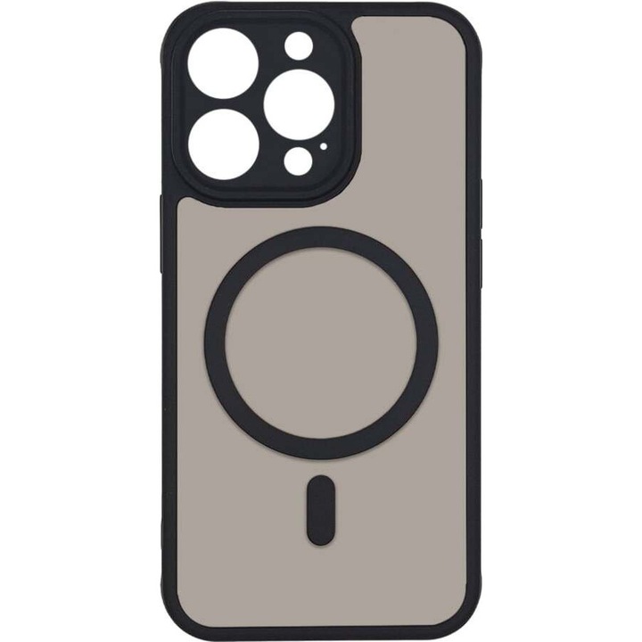 Husa telefon Sonique MagMatte Pro, protectie antisoc, design mat, pentru Apple iPhone 14 Pro, negru