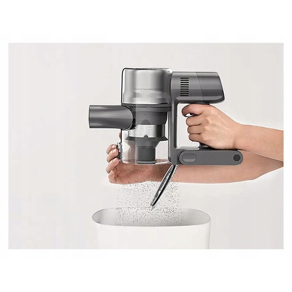 Aspirator vertical fara fir Dreame T20, 450W, putere de aspiratie 25000 Pa, acumulator schimbabil, gri