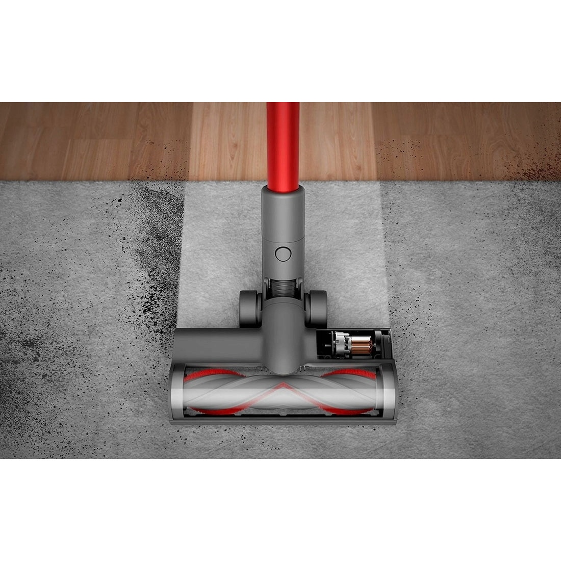Aspirator vertical fara fir Dreame T20, 450W, putere de aspiratie 25000 Pa, acumulator schimbabil, gri