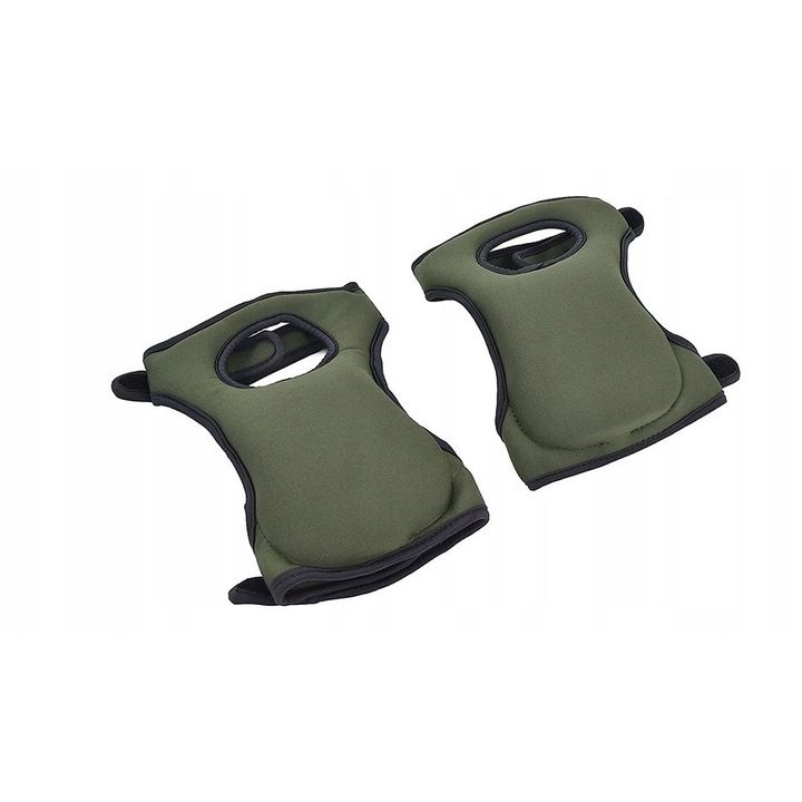 Accesorii pentru genunchi, 2 bucati, verde, 45x20cm, pentru lucrari de gradinarit si renovare